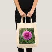 Lavender dahlia op een canvas tas (Voorkant (product))