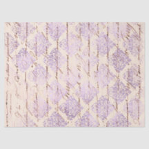 Lavender Damask met het schrijven ontkoppeling