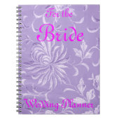 Lavender Damask Wedding Planner Notitieboek (Voorkant)
