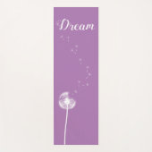 Lavender Dandelion Yoga Mat (Voorkant)