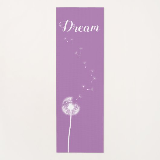 Lavender Dandelion Yoga Mat (Voorkant)