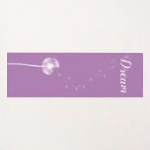 Lavender Dandelion Yoga Mat (Voorkant (horizontaal))