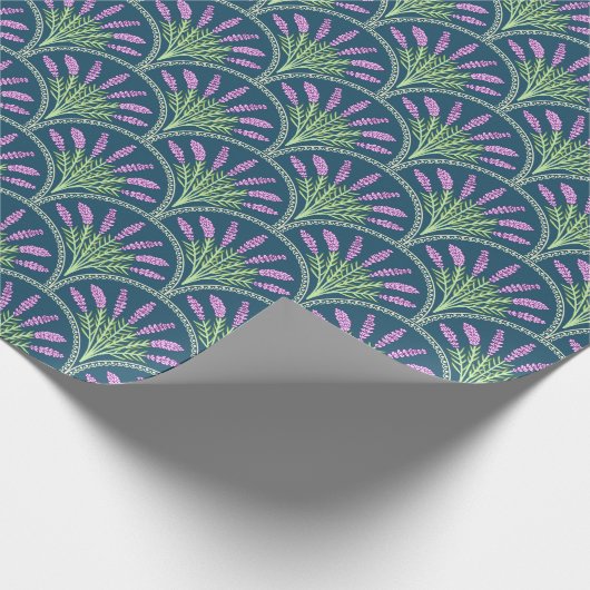 Lavender - Dark Background Cadeaupapier (Hoek)