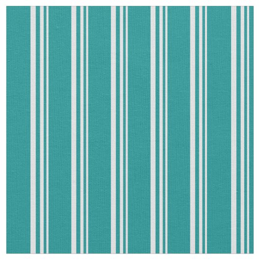 Lavender & Dark Cyan Lines Stof (Close Up)