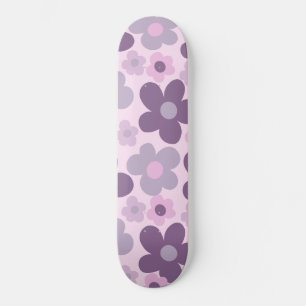 Lavender Dasies Retro Dream #1 #retro #decor #art Persoonlijk Skateboard