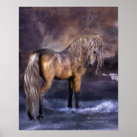 Lavender Dawn 2 Art Poster/Print Poster (Voorkant)