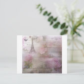 Lavender Decoupage Briefkaart (Staand voorkant)