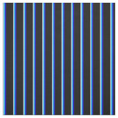 Lavender, Deep Sky Blue, Blue & Black Pattern Stof (Swatch)