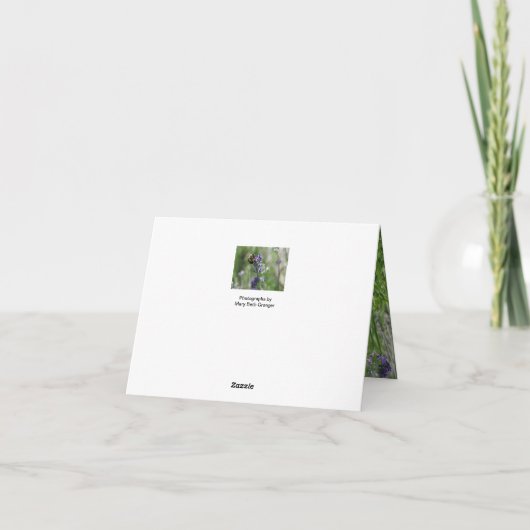 Lavender Delight Bedankkaart (Achterkant)