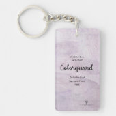Lavender Delite Colorguard Band Trip Pers. Sleutelhanger (Voorkant)