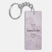 Lavender Delite Feat. Twitter-bandbandtrommel. Sleutelhanger (Voorkant Links)