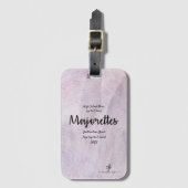 Lavender Delite Majorettes band Bagagelabel (Voorkant (verticaal))