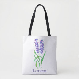 Lavender Design Canvas tas