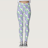 Lavender Design Leggings (Voorkant)