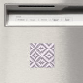 Lavender Diamond Chevron Magneet (Insitu (Vaatwasser))