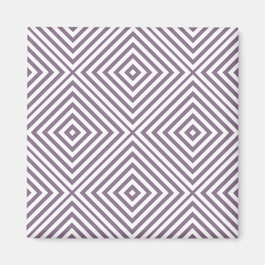 Lavender Diamond Chevron Magneet (Voorkant)
