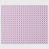 Lavender Diamonds op White Cadeaupapier (Vlak)