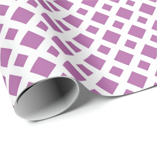 Lavender Diamonds op White Cadeaupapier (Rol Hoek)