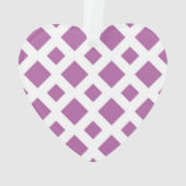 Lavender Diamonds op White Ornament (achterkant)