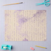 Lavender die op de Ontkoppeling van Cream schrijft Tissuepapier (Craft)