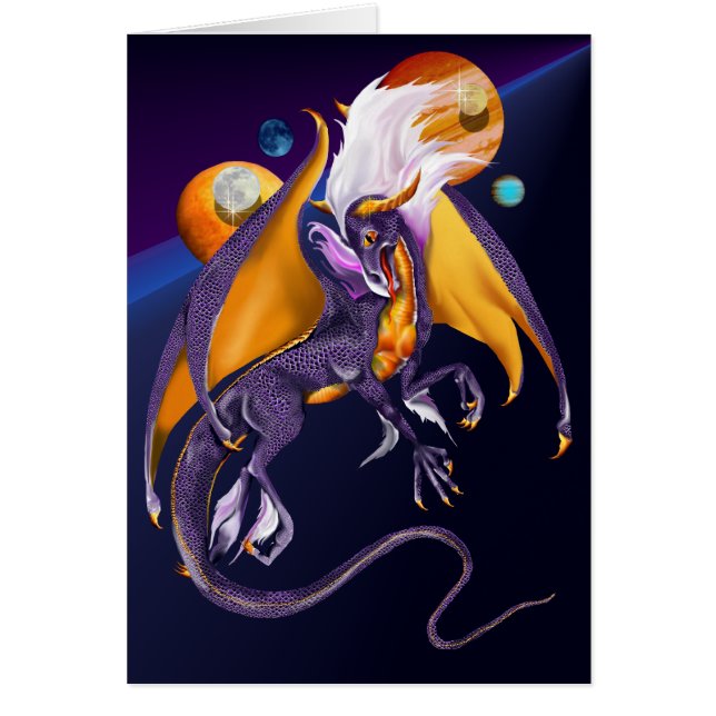 Lavender Dragon Card (Voorkant)