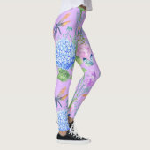 Lavender Dragonfly Floral Garden Legging (Rechts)