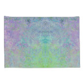 Lavender Dream Neon Pastel Alcohol Inkt Abstract Kussensloop (Achterkant-Rechts)