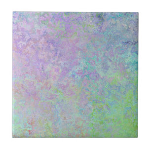 Lavender Dream Neon Pastel Alcohol Inkt Abstract Tegeltje