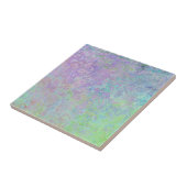 Lavender Dream Neon Pastel Alcohol Inkt Abstract Tegeltje (Zijkant)