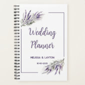 Lavender Dreams:  huwelijkspanner Planner (Voorkant)