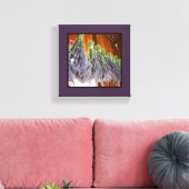 Lavender Drogen in een schuur Canvas Afdruk (Insitu (Woonkamer))