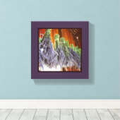 Lavender Drogen in een schuur Canvas Afdruk (Insitu (Houten vloer))