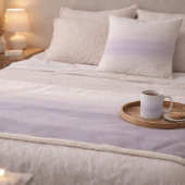 Lavender Dusk Fade Sherpa Blanket Sherpa Deken