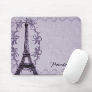 Lavender Eiffel Tower Mousepad Muismat