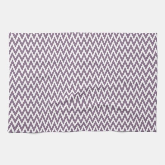Lavender Elegant Chevron Design Theedoek (Horizontaal)