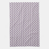 Lavender Elegant Chevron Design Theedoek (Verticaal)