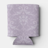 Lavender Elegant Damask Blikjeskoeler (Achterkant)