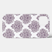 Lavender Elegant Damask Case-Mate iPhone Case (Achterkant (horizontaal))