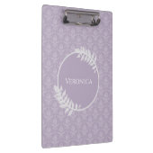 Lavender Elegant Damask-klembord Klembord (Rechts)