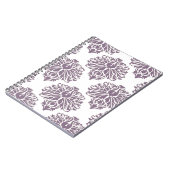 Lavender Elegant Damask Notitieboek (Linkerzijde)