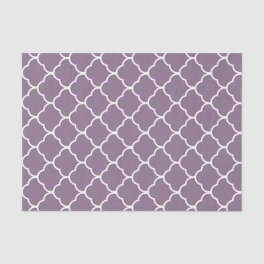 Lavender Elegant Moroccan Design Tissuepapier (Voorkant)