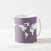 Lavender Elegant World Koffiemok (Voorkant rechts)
