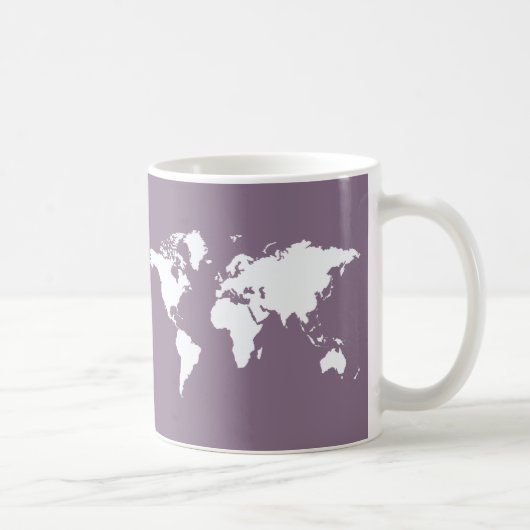 Lavender Elegant World Koffiemok (Rechts)