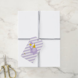 Lavender Elephant Cadeaulabel
