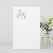 Lavender en Blue Joy Briefpapier (Staand voorkant)