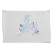 Lavender en Blue Joy Kussensloop (Achterkant-Rechts)