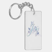 Lavender en Blue Joy Sleutelhanger (Voorkant Links)