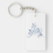 Lavender en Blue Joy Sleutelhanger (Voorkant)