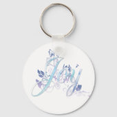 Lavender en Blue Joy Sleutelhanger (Voorkant)
