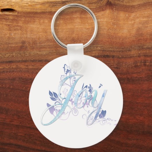 Lavender en Blue Joy Sleutelhanger (Voorkant)